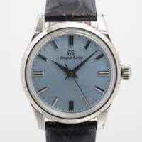 グランドセイコー エレガンスコレクション SBGW283 SS×革 手巻き 青文字盤