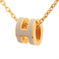 エルメス ミニポップアッシュH GP ネックレス ゴールド