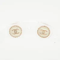 シャネル ココマーク GP×ラインストーン×カラーストーン ピアス(両耳用