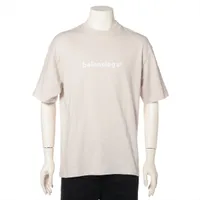 バレンシアガ コットン Tシャツ 21年 XS ベージュ