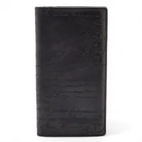 【✨美品✨】ベルルッティ 長財布 エベネ カリグラフィ スクリット ブラック Berluti（ベルルッティ） 財布 メンズ ブランド 長財布 ヴェネチア