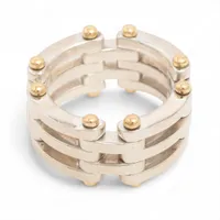 ティファニー ゲート 925×750 リング ゴールド×シルバー