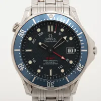 オメガ シーマスター 2535.80 SS AT 青文字盤