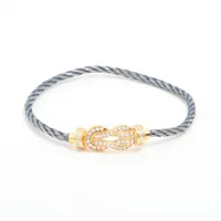 フレッド シャンス アンフィニ フルパヴェ ダイヤ 750(YG)×SS