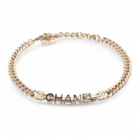 シャネル ココマーク ロゴ GP チョーカー B22S ゴールド