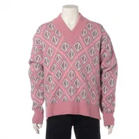 ディオール ウール ニット L ピンク