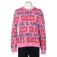 グッチ ウール ニット L ピンク