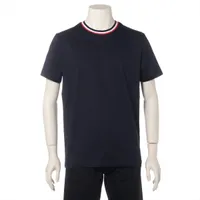 モンクレール コットン Tシャツ 19年 M ネイビー