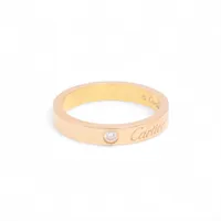 カルティエ ウェディング 1P ダイヤ 750(PG) 49