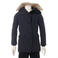 カナダグース BRONTE ポリエステル ダウンジャケット XS/TP ブラック