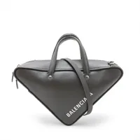 バレンシアガ ブルドーザー レザー×ファブリック サイドゴアブーツ 36