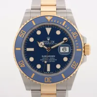 ロレックス サブマリーナーデイト 126613LB SS×YG AT 青文字盤