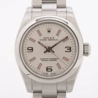 ロレックス オイスターパーペチュアル26 176200 SS AT シルバー文字盤