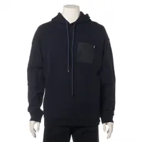 ロエベ アナグラム コットン パーカー M ブラック