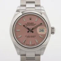 ロレックス レディ デイトジャスト 279160 SS AT ピンク文字盤