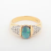 ノンブランド オパール ダイヤ 18K