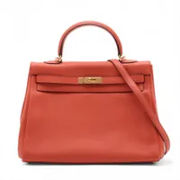 エルメス ケリー35 ルトゥルネ トゴ テールバテュー ゴールド金具