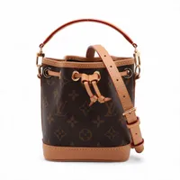 ヴィトン モノグラム ナノノエ M81266 ブラウン