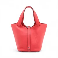 エルメス ピコタンロック18 PM トリヨンクレマンス ローズジャイプール シルバー金具