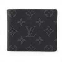 ヴィトン モノグラム エクリプス ポルトフォイユマルコNM M62545 コンパクトウォレット ブラック