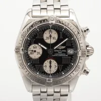 ブライトリング クロノコックピット A13358 SS AT 黒文字盤