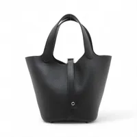 エルメス ピコタンロック18 PM トリヨンクレマンス ブラック シルバー金具