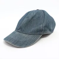 プラダ トライアングルロゴ 2HC274 コットン キャップ ブルー