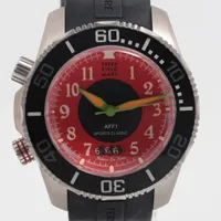 テッラチエロマーレ SS×ラバー AT 赤文字盤