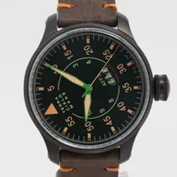 テッラチエロマーレ スポーツクラシック SS×革 AT グリーン文字盤