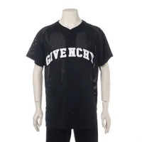 ジバンシィ ポリエステル シャツ M ブラック