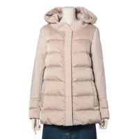 ヘルノ ナイロン ダウンジャケット 40 ピンクベージュ