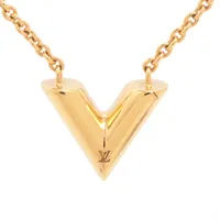 ヴィトン エセンシャル V M00857 GP ネックレス OB1295 ゴールド