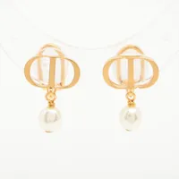 ディオール Petit CD プチCD GP×フェイクパール ピアス(両耳用