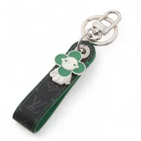 ヴィトン キーホルダー ドラゴンヌ ヴィヴィエンヌ GP×PVC キーホルダー DI1214 ブラック×グリーン