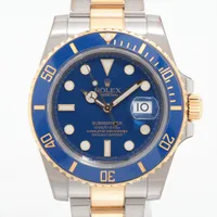 ロレックス サブマリーナーデイト 116613LB SS×YG AT 青文字盤