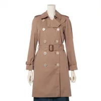 グッチ コットン トレンチコート 15年 38 ベージュ