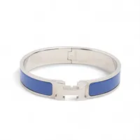 エルメス クリックHバングル ファン GP バングル シルバー×ブラック