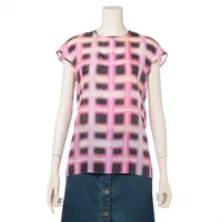 シャネル ココマーク シルク カットソー 17年 38 ピンク