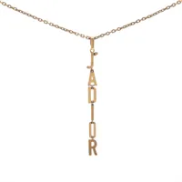 ディオール ジャディオール メタル ネックレス ブロンズ