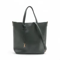 サンローランレザートートバッグブラック未使用品 SAINT LAURENT 並行輸入 サンローラン トートバッグ ブラック ポーチ付