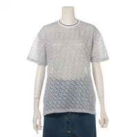 バーバリー TBロゴ コットン Tシャツ ティッシ期 XS ホワイト