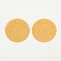 エルメス エナメルブレスレット ユニ GP バングル ゴールド ABランク