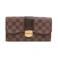 ヴィトン ダミエ ポルトフォイユシスティナ N61747 ロングウォレット ブラウン