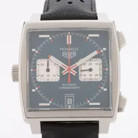 タグホイヤー モナコ キャリバー11 CAW211P SS AT 青文字盤