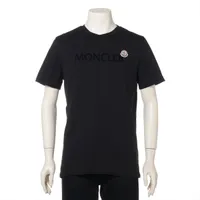モンクレール コットン Tシャツ 23年 M ブラック