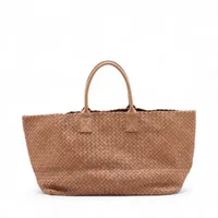 ボッテガ・ヴェネタ ショルダーバッグ レザー イントレチャート ブラウン ボッテガヴェネタ BOTTEGAVENETA ショルダーバッグ イントレチャート