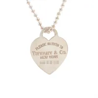 ティファニー リターントゥティファニー ハートタグ 925 ロングネックレス シルバー