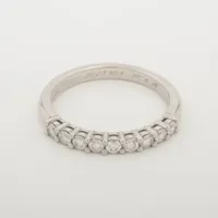 ティファニー エンブレイス バンド ダイヤ Pt950