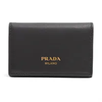 プラダ レザー カードケース ブラック