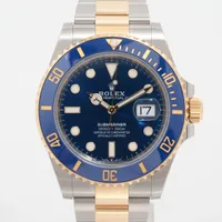 ロレックス サブマリーナーデイト 126613LB SS×YG AT 青文字盤